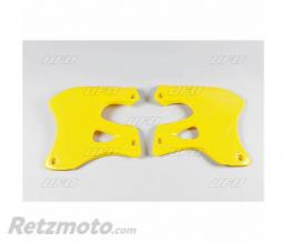 Ou�es de radiateur UFO jaune Suzuki RM125/250