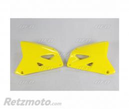 Ou�es de radiateur UFO jaune Suzuki RM125/250
