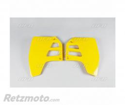Ou�es de radiateur UFO jaune Suzuki RM125/250