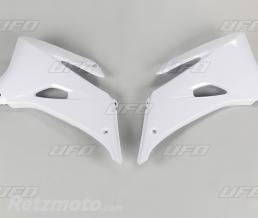 Ou�es de radiateur UFO blanc Yamaha YZ250F/450F