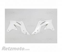 Ou�es de radiateur UFO blanc Kawasaki KX250F