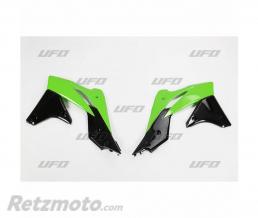 Ou�es de radiateur UFO couleur origine 2013 vert/noir Kawasaki KX250F