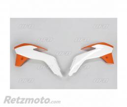 Ou�es de radiateur UFO couleur origine 2015 orange/blanc KTM SX85