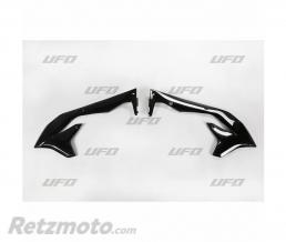 Ou�es de radiateur UFO noir Kawasaki KX450F