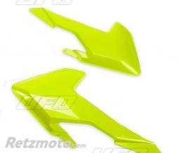 Ou�es de radiateur UFO jaune fluo Husqvarna TC-FC