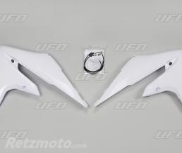 Ou�es de radiateur UFO blanc Yamaha YZ450F