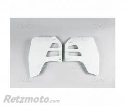 Ou�es de radiateur UFO blanc Suzuki RM125/250