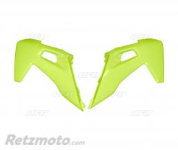 Ou�es de radiateur UFO jaune fluo Husqvarna FC/TC