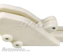 Guide cha�ne UFO blanc translucide Kawasaki KX125/250