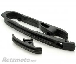Kit patin de bras oscillant + patin de cha�ne inf�rieur UFO noir KTM/Husqvarna