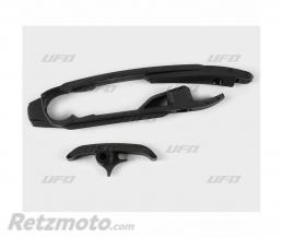 UFO Kit patin de bras oscillant + patin de cha�ne inf�rieur UFO noir KTM