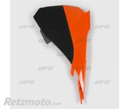 Cache bo�te � air UFO orange/noir KTM SX85
