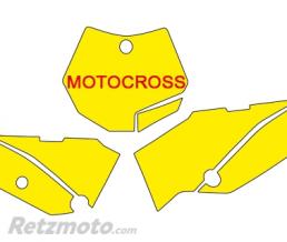 Fonds de plaque BLACKBIRD bleu KTM SX65