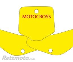 Fonds de plaque BLACKBIRD jaune KTM EXC