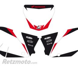 Fonds de plaque BLACKBIRD Graphic blanc Honda CRF250R