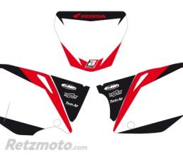 Fonds de plaque BLACKBIRD Graphic blanc Honda CRF450R