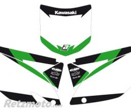 BLACKBIRD Fonds de plaque BLACKBIRD Graphic blanc Kawasaki KX-F250/450