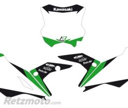 Fonds de plaque BLACKBIRD Graphic blanc Kawasaki KX450F