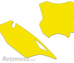 Fonds de plaque BLACKBIRD jaune Kawasaki KX450