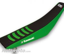 Housse de selle BLACKBIRD Double Grip 3 noir/vert Kawasaki KX250F KX450F