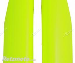 Protections de fourche RACETECH jaune fluo Suzuki RM-Z250/450
