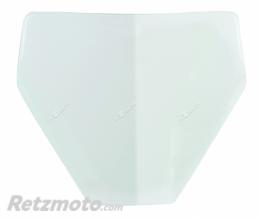 Plaque num�ro frontale RACETECH blanc Husqvarna TC85