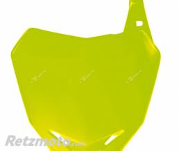 Plaque num�ro frontale RACETECH jaune fluo Suzuki RM-Z250/450