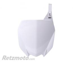 Plaque num�ro frontale RACETECH blanc Yamaha YZ-450F