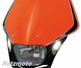 Plaque phare RACETECH V-Face Led orange