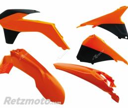 Kit plastique RACETECH couleur origine (2014) orange/noir KTM
