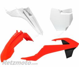 Kit plastique RACETECH couleur origine (2016) orange/blanc KTM SX65