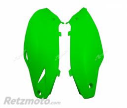 Plaques lat�rales RACETECH vert fluo Kawasaki