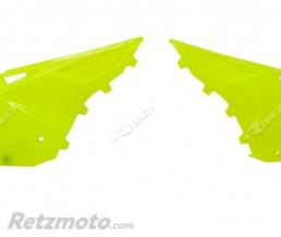 Plaques lat�rales RACETECH Revolution jaune fluo Yamaha