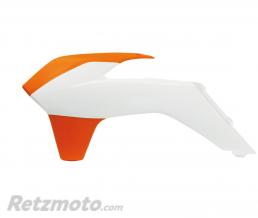 Ou�es de radiateur RACETECH couleur orange/blanc KTM SX85