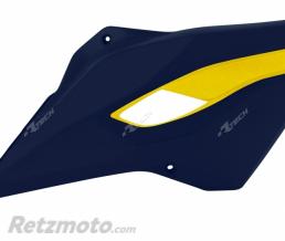 Ou�es de radiateur RACETECH couleur origine bleu/jaune Husqvarna