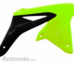 Ou�es de radiateur RACETECH jaune fluo/noir Suzuki RM-Z250