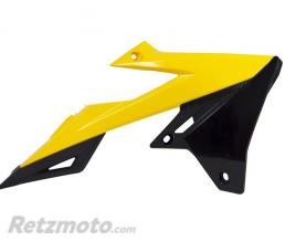 Ou�es de radiateur RACETECH jaune/noir Suzuki RM-Z450