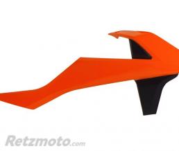 Ou�es de radiateur RACETECH orange/noir KTM SX85