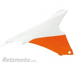 Cache boite � air gauche RACETECH orange/blanc KTM SX85