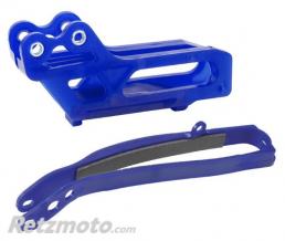 Kit guide cha�ne + patin de bras oscillant POLISPORT bleu Yamaha YZ250/450F