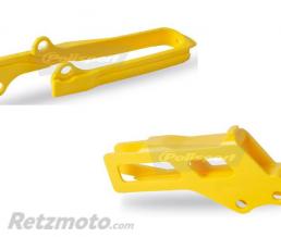 POLISPORT Kit guide cha�ne + patin de bras oscillant POLISPORT jaune Suzuki