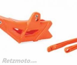 POLISPORT Kit guide cha�ne + patin de bras oscillant POLISPORT orange KTM