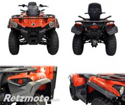 Kit d'extension d'ailes DIRECTION 2 poly�thyl�ne noir Can Am Outlander 500 L MAX