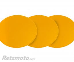Plaque num�ro frontale PRESTON PETTY ovale jaune - pack de 3