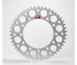 Couronne RENTHAL Ultralight 42 dents alu anti-boue pas 520 type 224U anodis� argent KTM