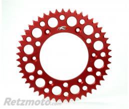 RENTHAL Couronne RENTHAL Ultralight 49 dents alu anti-boue pas 520 type 154U anodis� rouge Honda