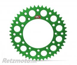 RENTHAL Couronne RENTHAL Ultralight 50 dents alu anti-boue pas 520 type 112U anodis� vert Kawasaki