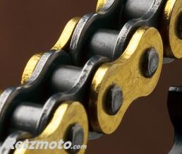 Cha�ne de transmission RENTHAL 428 R1 Works 120 maillons or/noir