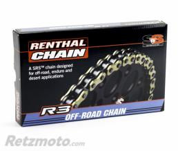 RENTHAL Cha�ne de transmission RENTHAL R3 joints toriques 520 114 maillons or/noir