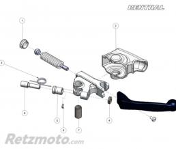 Kit de fixation RENTHAL levier de frein Intelli-Lever Gen2 871174